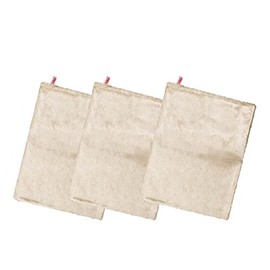 Copa Corporation T0100100-14 Pulse Cloth Set of 3, White, Natural Pulp, Made in Japan