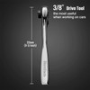 DURATECH 3/8-Inch Drive Ratchet, 90-Tooth Ratchet Wrench, Quick-release, Reversible Switch,