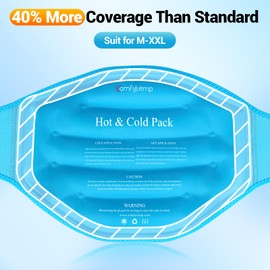 Extra Large Back Ice Pack for Lower Back Pain, Sciatica Relief
