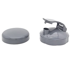 Copas de licuadora con tapa plana y tapa abatible para llevar, piezas de repuesto compatibles con exprimidor Nutribullet de 600 W/900 W, tazas de 32/24/18 onzas, tapas resellables con junta (paquete