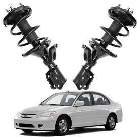 Front Struts Complete Assembly Pair for 2001-2005 Honda Civic/2001-2003 Acura EL,Front Struts and Shocks Complete Assemblies -171433/171434, Front Struts Shock Absorber Set, Shocks Honda Civic 2003