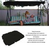 Waterproof Outdoor Swing Canopy Replacement 420D Silver Coated Oxford Fabric