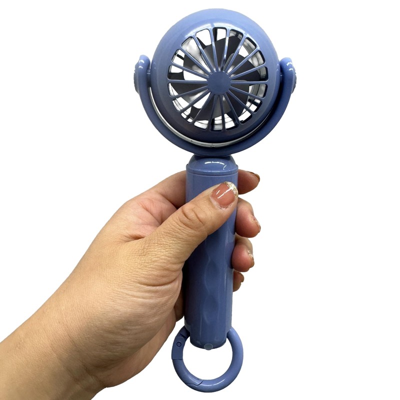 No-ne. Cooling Plate, Handy Fan, Blue, Approx. W 3.2 x