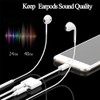 [Apple MFi Certified] 2PACK Dual Lightning Headphone Adapter for iPhone