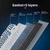 Owpkeenthy 75% Gasket Mounted Mechanical Gaming Keyboard Hot Swappable, Wired