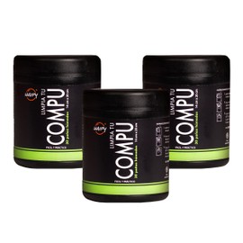 Waipy | Toallitas Humedas Limpia Pantallas para Monitores | Kit de Limpieza para PC | Pack de 3 Botes 20 cm x 17 cm | Quita Huellas, Grasa y Suciedad Acumulada | Limpiador de Pantalla Laptop