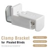Dalababa Pack of 8 Pleated Blind Clamp Brackets, Pleated Clamp