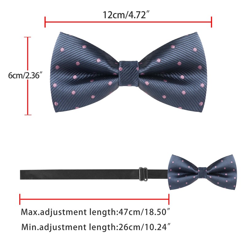 Allegra K Bow Tie, Ribbon, Polka Dot, Party, School Entrance