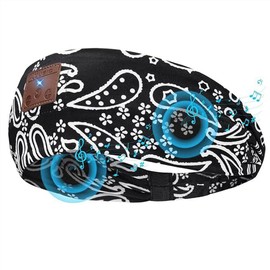 YiYunTE Sleep Headphones Music Headband Headphones Wireless Bluetooth Headband Headphone with Microphones Earphones Sleepband Men Women Sleeping Headphones Noise Cancelling Eye Mask Sleep Headphones