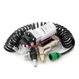 LEFOO LF1140T-3070 Water Pump-24V,1.4 GPM,70 PSI-On-Demand Water Pressure Diaphragm Pump for Marine,RV,Agriculture,Comes with car wash kit accessories