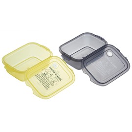 Skater FCN2WAG-A Sealing Container, Storage Container, Side Dish Container, 16.9 fl oz (500 ml), Antibacterial, Made in Japan, 2P, Snoopy Goodness, 75th