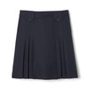 French Toast girls Front Pleated Tab School Uniform Skirt, Navy,