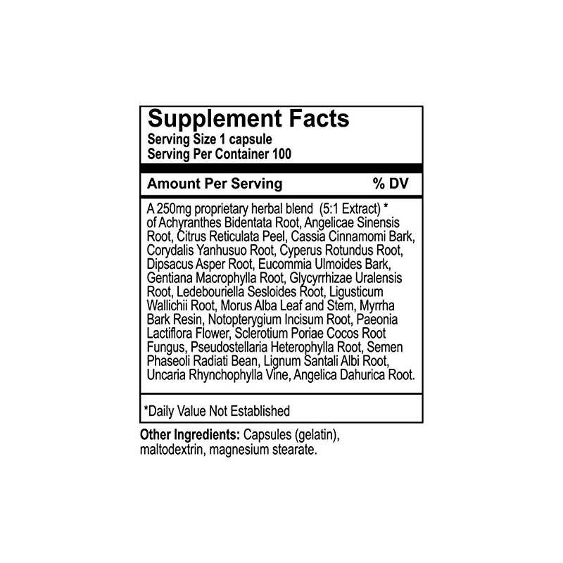 REJUVENATION II Multi-Herbal Supplement for Total Body Support! 100 Capsules
