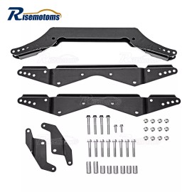 risemotom Adjustable 2-3" Full Rise Bolt-On Lift Kit Black For Polaris RZR 800 S RZR 4 800