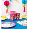 Talking Tables Lot de 8 Gobelets en Papier Rose Bohemien,