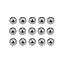 sourcing map 1/4" Carbon Steel Bearing Balls Precision Balls 85pcs