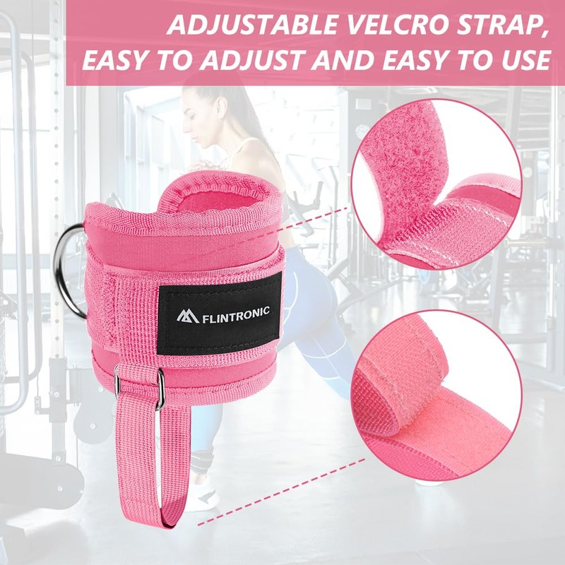 flintronic Foot Loops, Cable Pull with Fixed Rope, Foot Cuffs