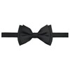 Retreez Solid Matte Color Woven Microfiber Pre-tied Boy's Bow Tie