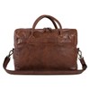 Leather Briefcase Messenger Bag Laptop Bag Satchel Bags for Men