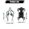 sourcing map Pack of 50 Car Interior Console Dashboard Metal