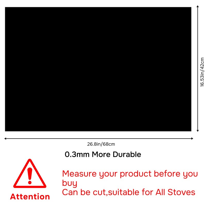 Linzuza Guards for Gas Stove Top Protector Covers 0.3mm Cuttable,Heat