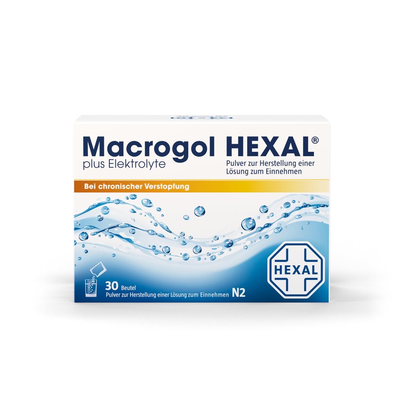 Macrogol Hexal® Plus Electrolytes | 30 Bags | Effective Aid