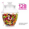 Modern Innovations 128-Ounce Candy & Cookie Jar with Lid, 1