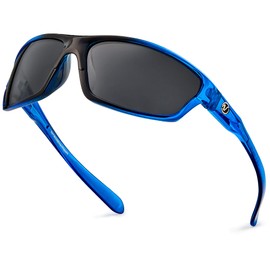 Nitrogen Polarized Wrap Around Sport Sunglasses for Men Women UV400 Protection Sun Glasses