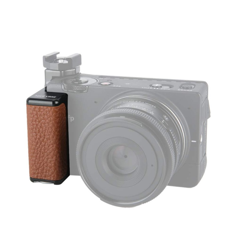 Mango Lateral,NICEYRIG Side Grip Leather Non-Slip Grip for Sigma FP