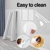 Clear Contact Paper Roll Self-Adhesive Kitchen Backsplash Wall Protector 23.6in