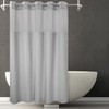 River Dream Lake Wanaka Fabric Shower Curtain Set, Cotton Blend,