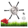 6 Inch Steel Wire Rotary Heavy Duty Weed Brush Cutter