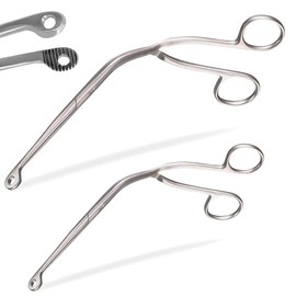 AAProTools Magill Forceps 6" + 8" (Infant + Child) ENT Anesthesia Instruments EMT EMS Supplies, Long Forceps, Stainless Steel Supplies