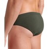 Arena Men's Team Swim Briefs Solid, Dark SAGE-White, 44