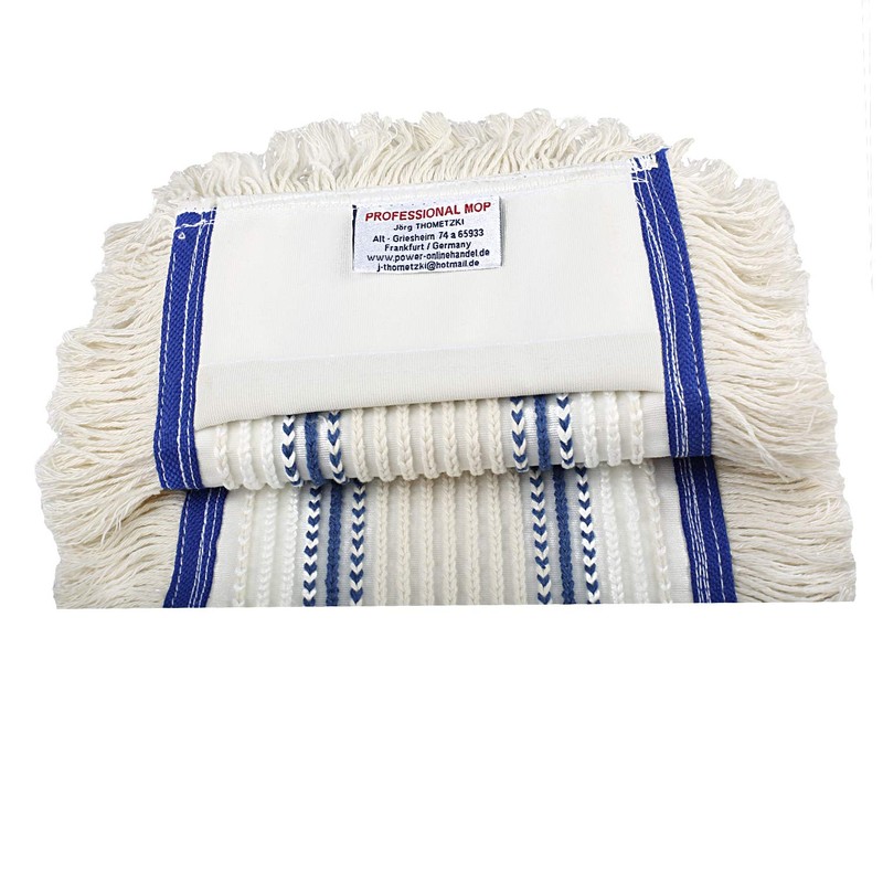 Cotton Mop 50 cm with Microfibre Replacement for Mop Folding