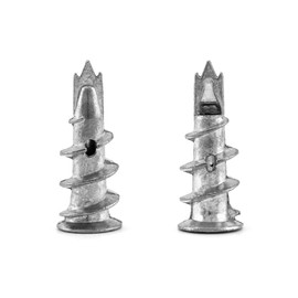 QWORK® 20 x Drywall Anchors, Plasterboard Dowels, Plasterboard Dowels, With Screws, For Fixing in Concrete, Brick, Drywall