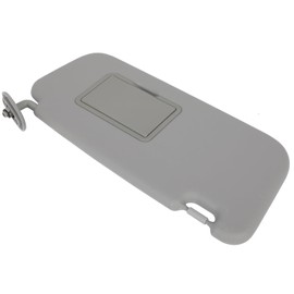 Gray Right Passenger Side Car Sun Visor Without Sunroof for 2008-2012 for Honda for Accord,Replacement Assembly 85220-1C200QS (with mirror)
