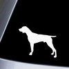 German Shorthaired Pointer Dog Shape - Vinyl Decal - Car