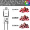 YBEK G4 Halogen Bulbs 20W 12V T3 JC Type 2