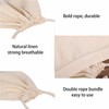 Linen Bread Bags, 2 Pack Reusable Natural Unbleached Linen Bread