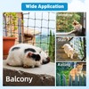 Lewondr Cat Netting Balcony, 10x13ft Steel Wire Reinforced Balcony Screen