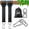 Veriluck Tree Swing Straps Hanging Kit - 3FT/8FT/15FT/20FT/30FT, Strong &