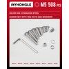 508 Pcs M5 Screws Set, Bolts and Nuts, Assorted Nuts
