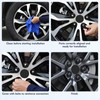 LTMMC 20PCS 17mm Wheel Nut Covers, Black Wheel Nut Caps,