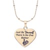 Melix Home Taylor Quotes Necklace Heart Pendant Necklaces Gift for