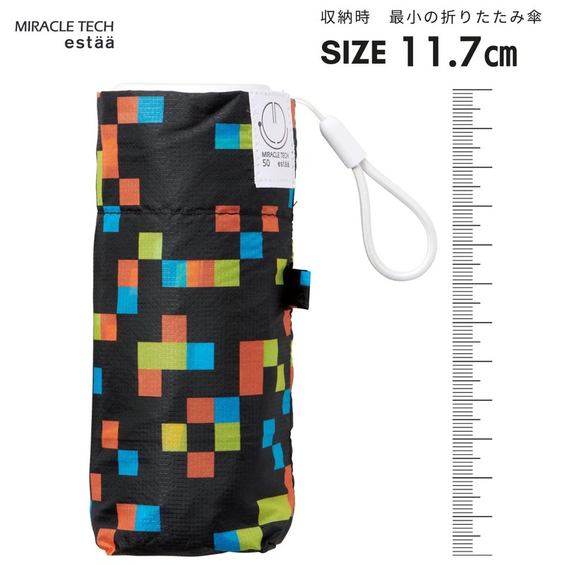 Miracle Tech 10327 Ultra Compact Lightweight Folding Umbrella, 4.6 inches