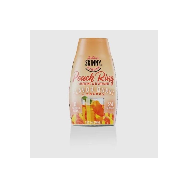 Skinny Syrup. Peach Ring with caffeine and Vitamins. Same servings