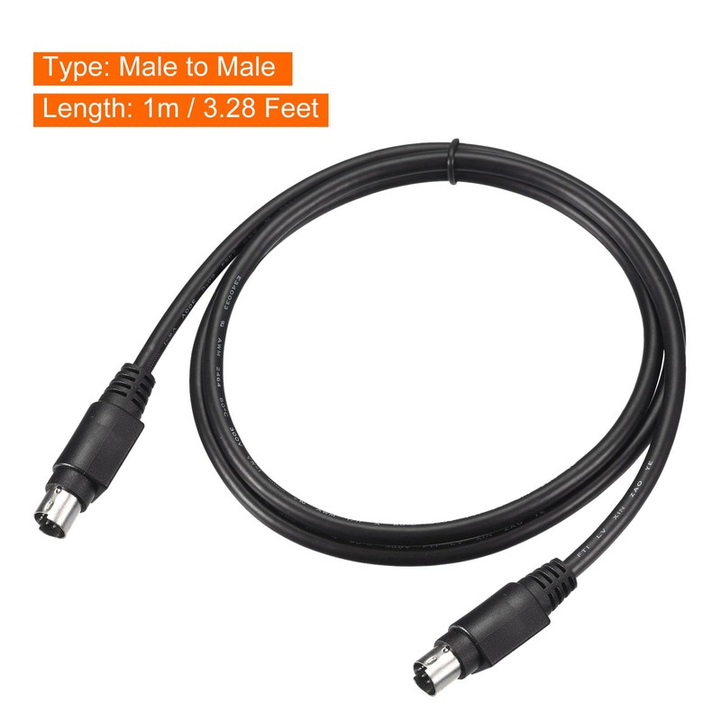 MECCANIXITY PS/2 Mouse and Keyboard Extension Cable 6 Pin 3.28