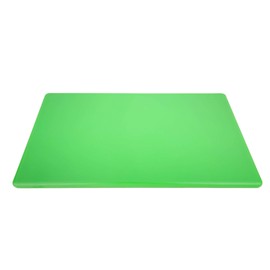 Commercial Plastic Green Cutting Board, NSF, 18 x 12 x 0.5 Inches for Salad, Vegetables - BPA Free