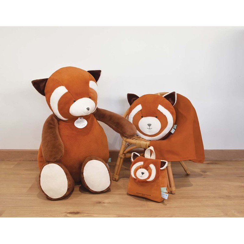 Doudou et Compagnie - Panda Red Backpack - UNICEF -